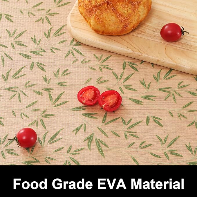 Cooyes Shelf Paper for Kitchen Cabinets Non Adhesive, Waterproof & Oil-Proof Kitchen Drawer Liner for Refrigerator Drawer Fridge Cupboard (23.6 Inch W x 354 Inch L)